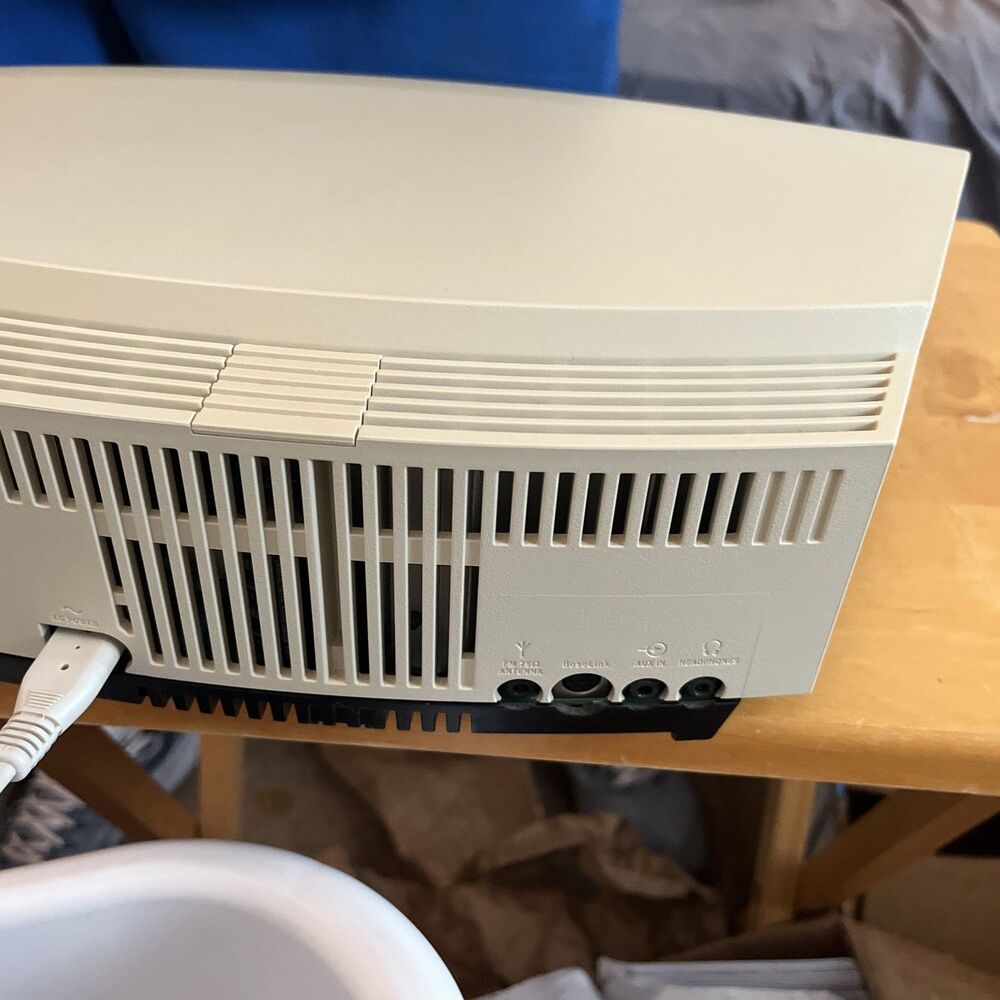 Bose Wave Radio II AM/FM Stereo Off White Clock Radio w Remote Manual Very Clean - Picture 9 of 13